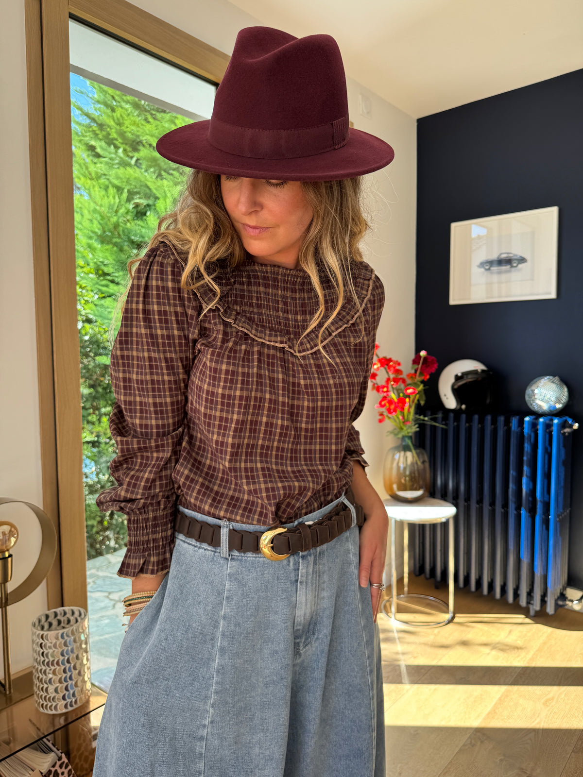 Blouse Thea bordeaux — photo du produit 2