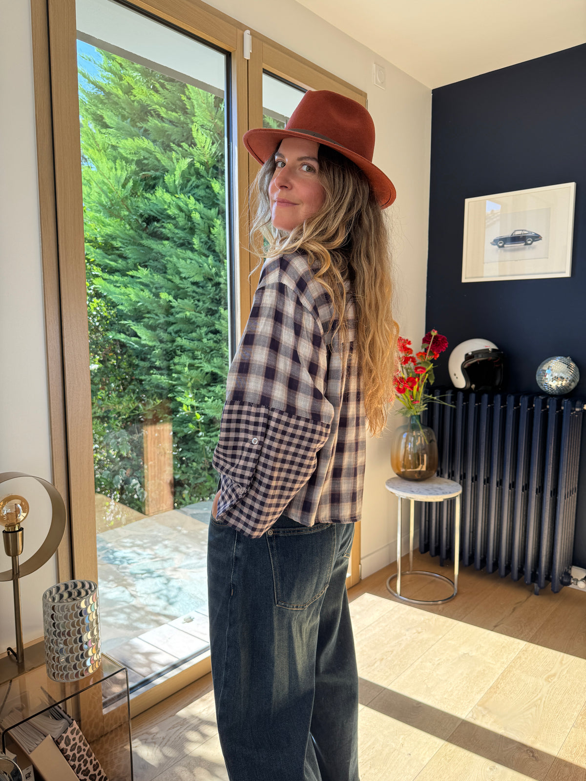 Chemise Emilie marine #Coloris_marine