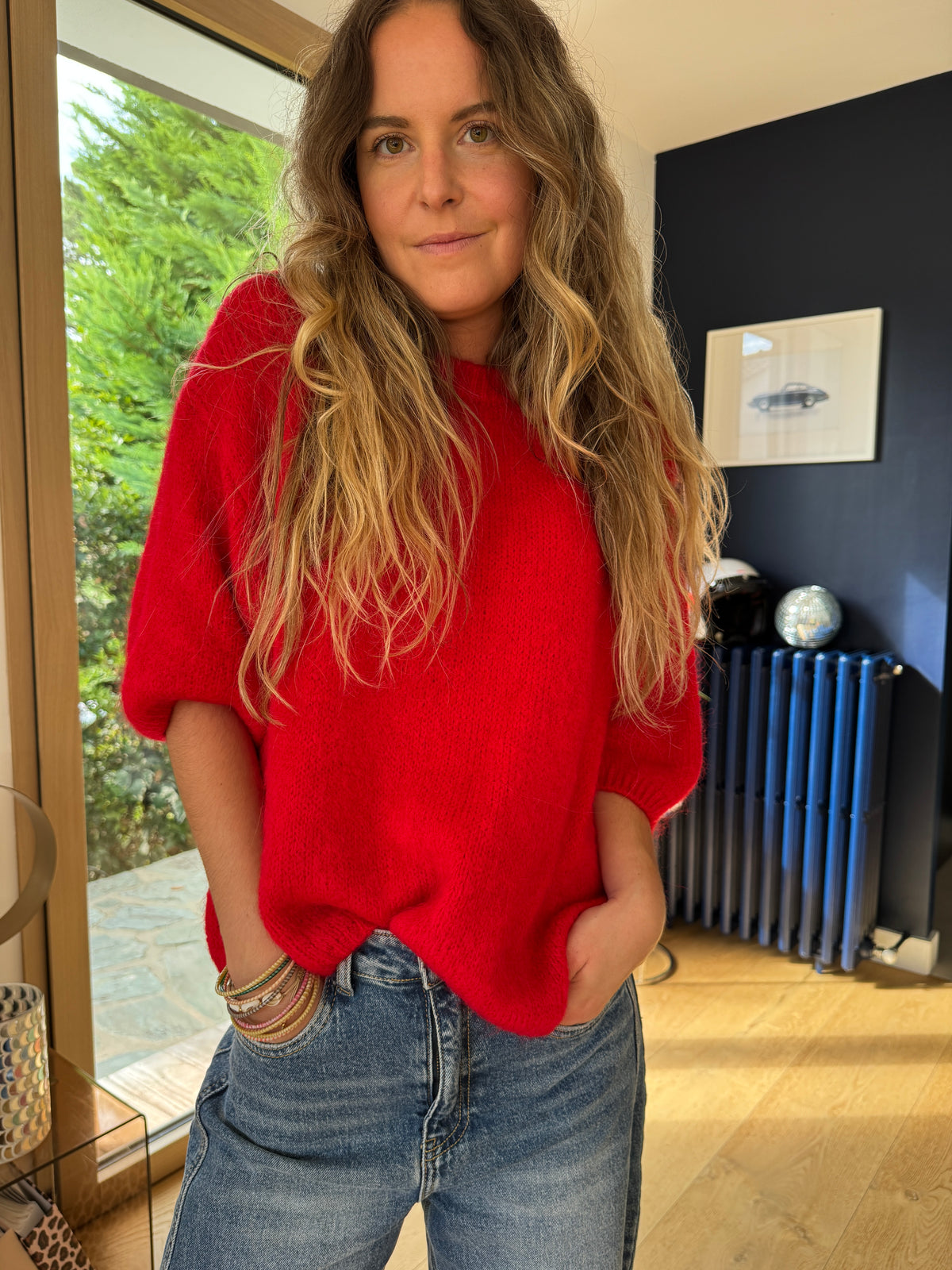 Pull Marylou rouge #Coloris_rouge