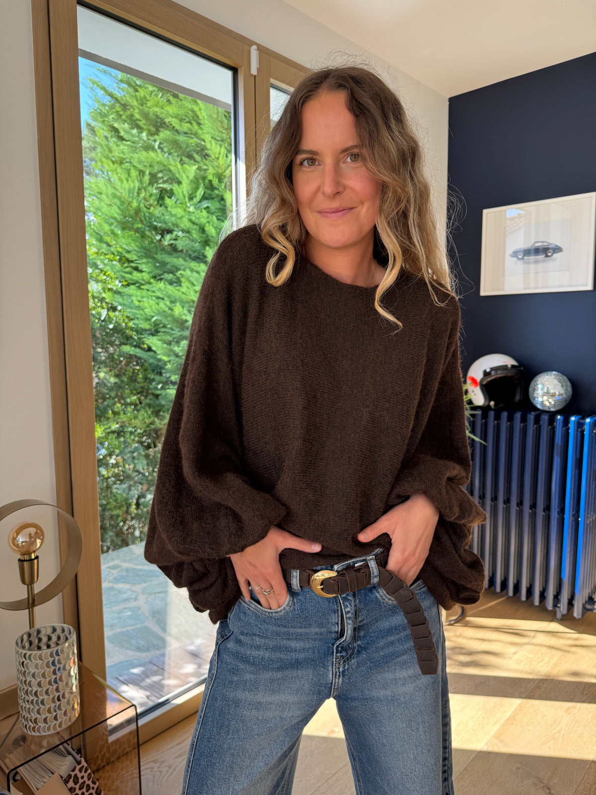 Pull Heloïse #Coloris_marron