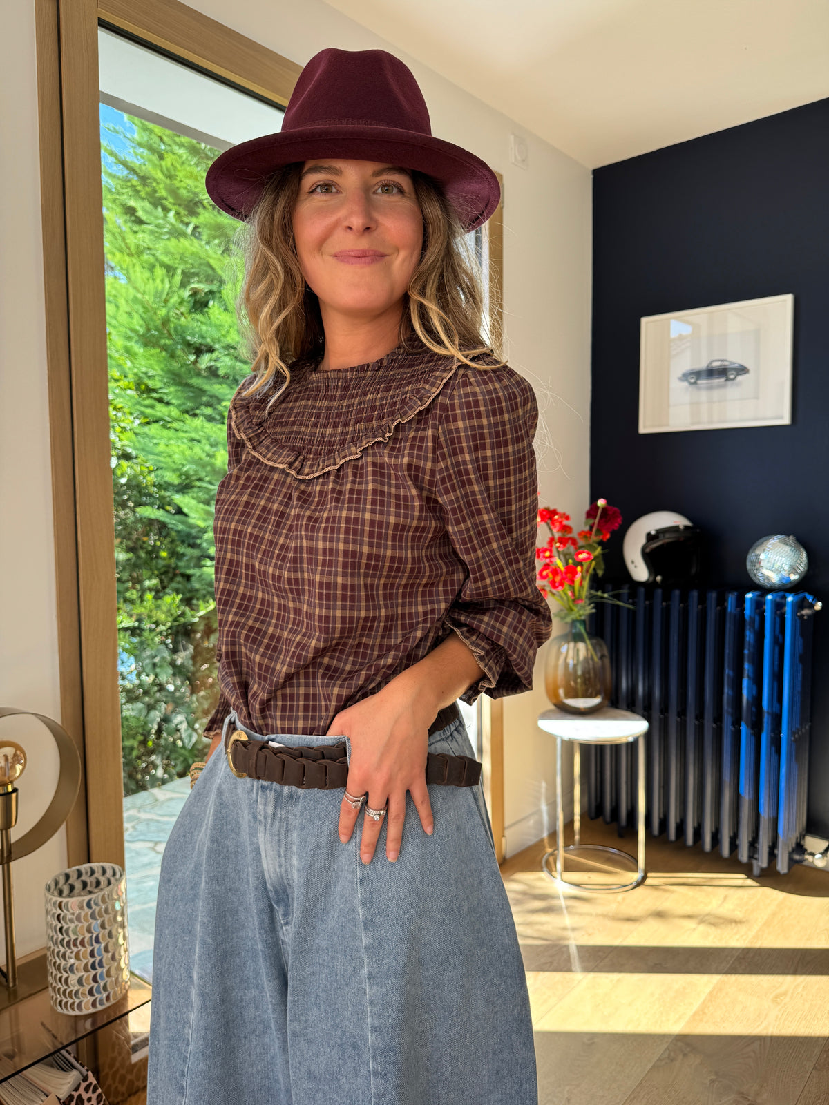 Blouse Thea bordeaux — photo du produit 1