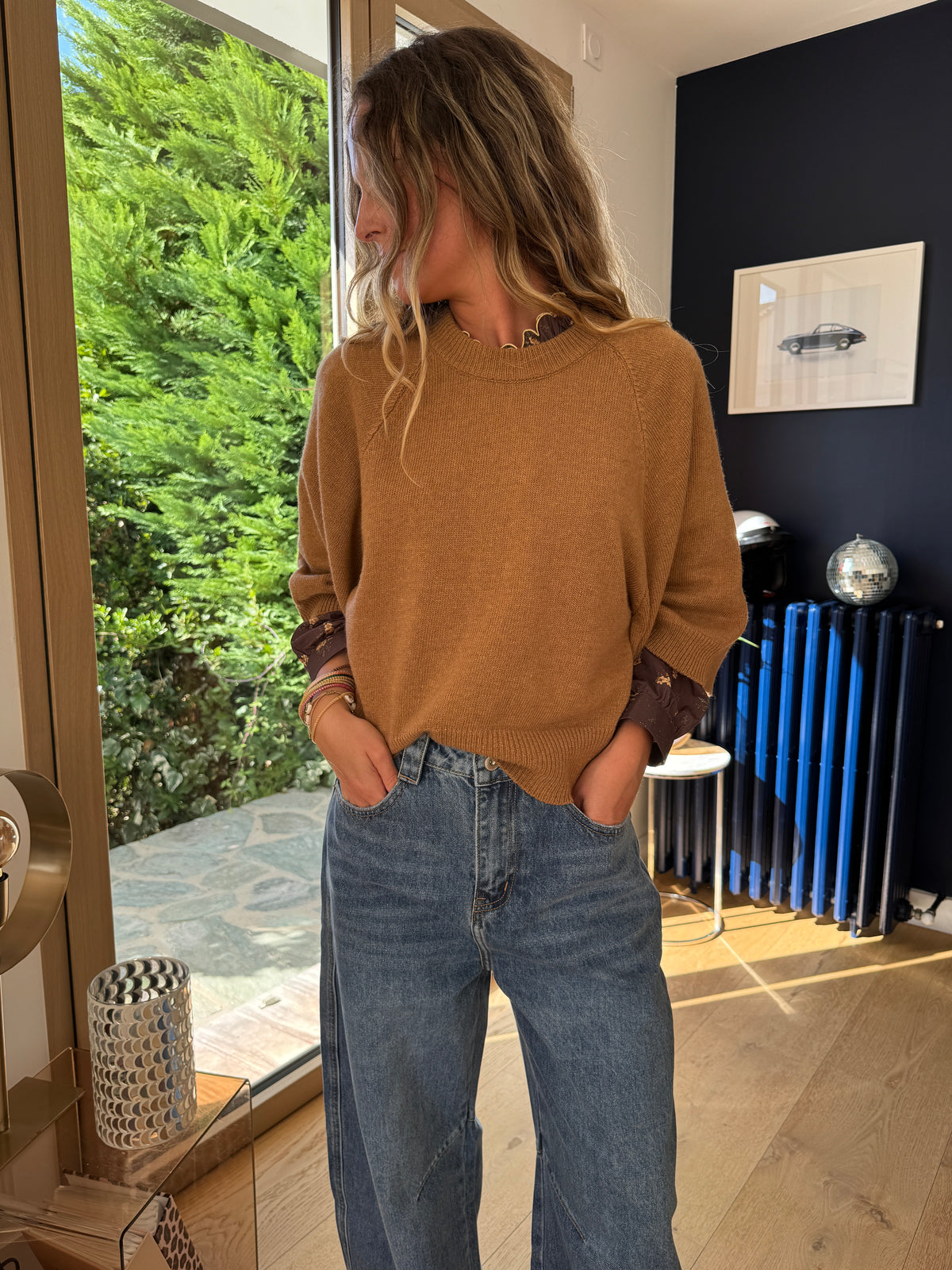 Pull Clem camel #Coloris_camel