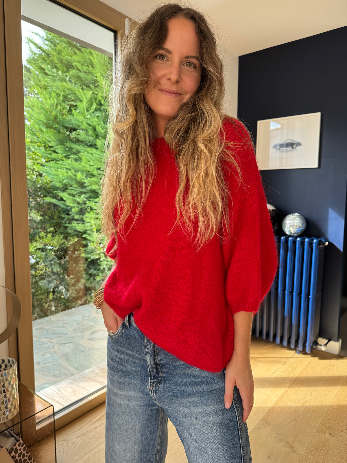 Pull Marylou rouge #Coloris_rouge