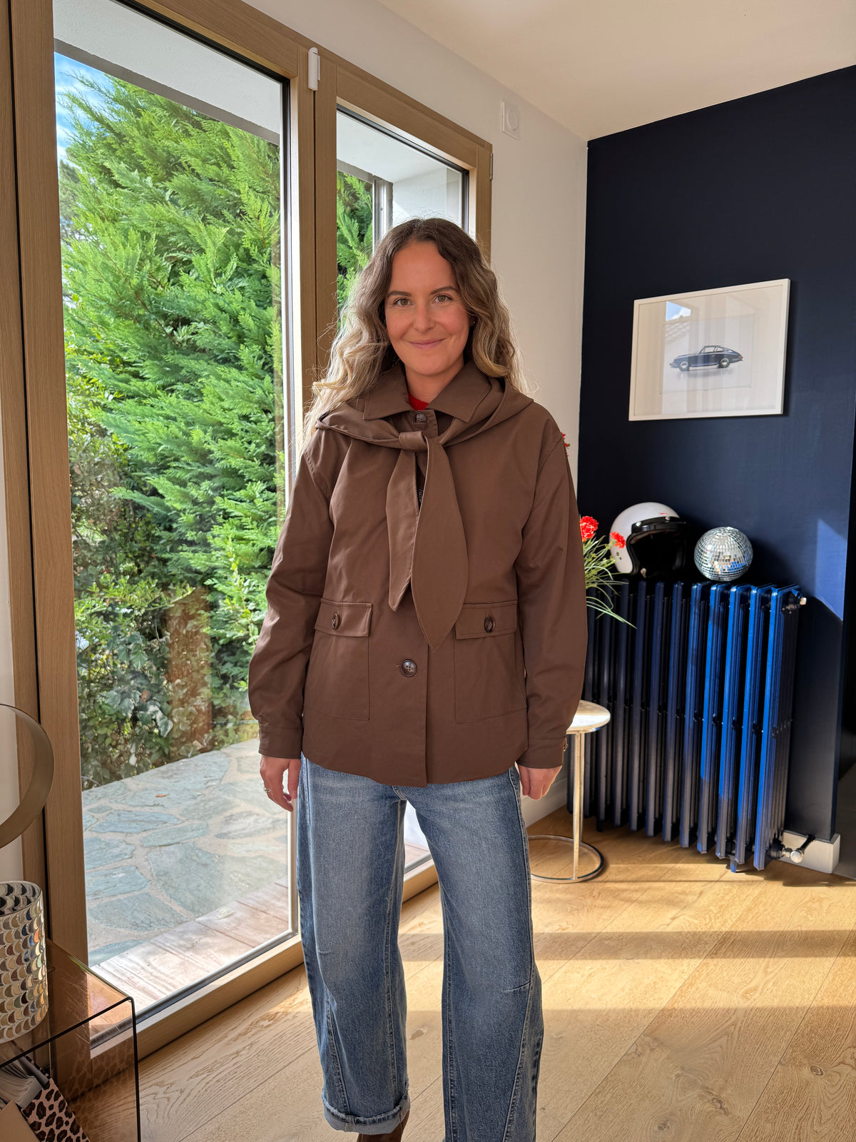 Trench Marta Beige #Coloris_marron