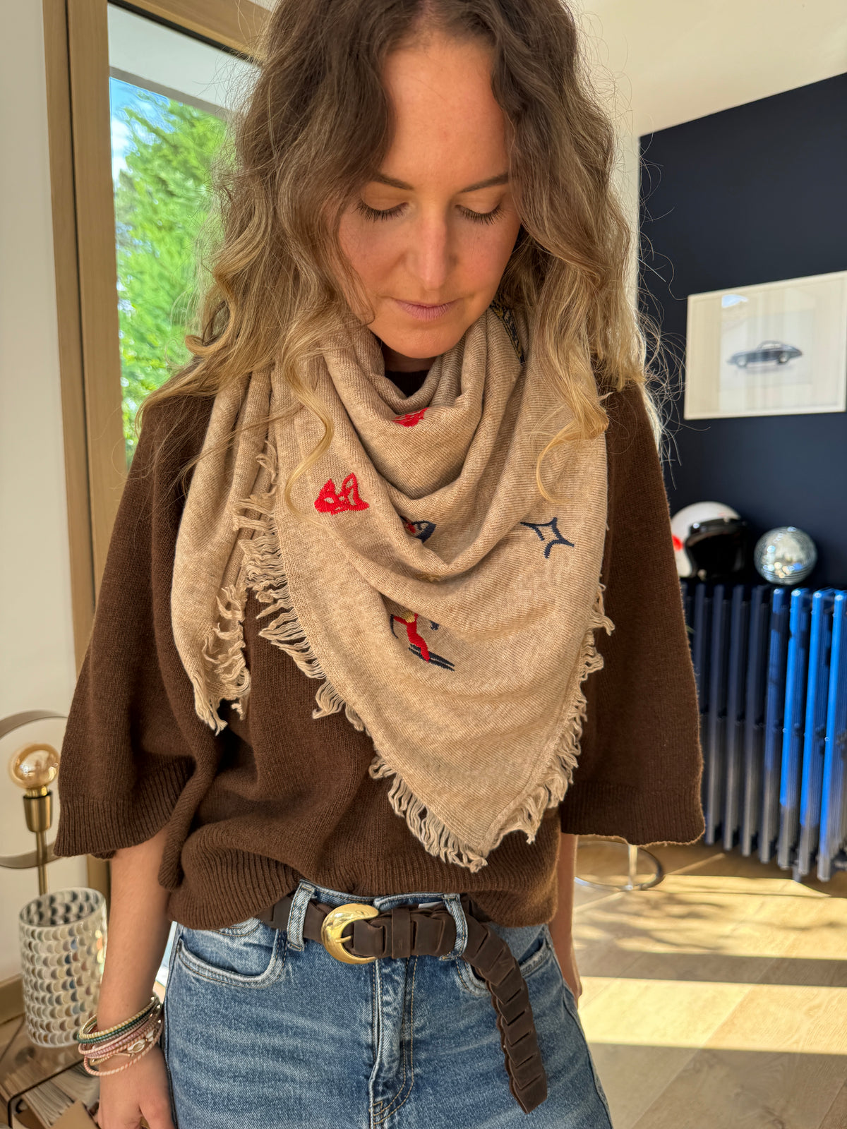 Echarpe Lucky #Coloris_camel