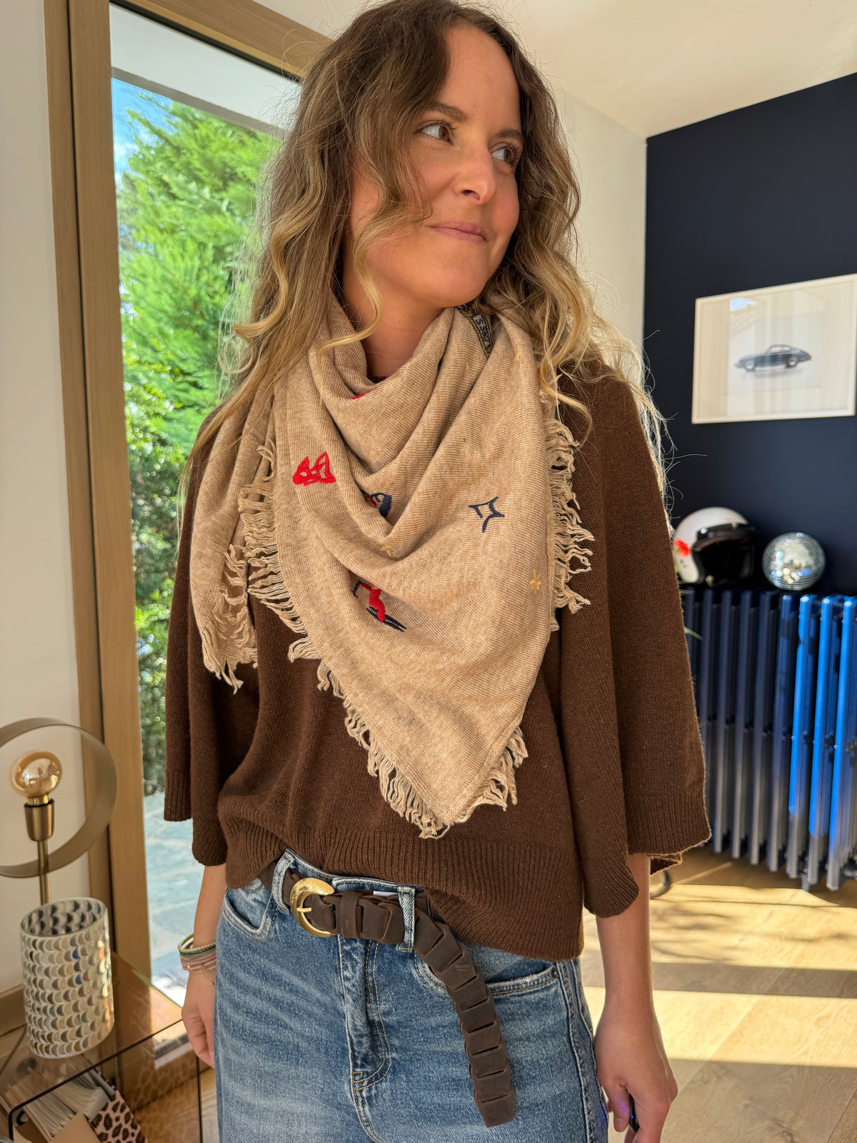Echarpe Lucky #Coloris_camel