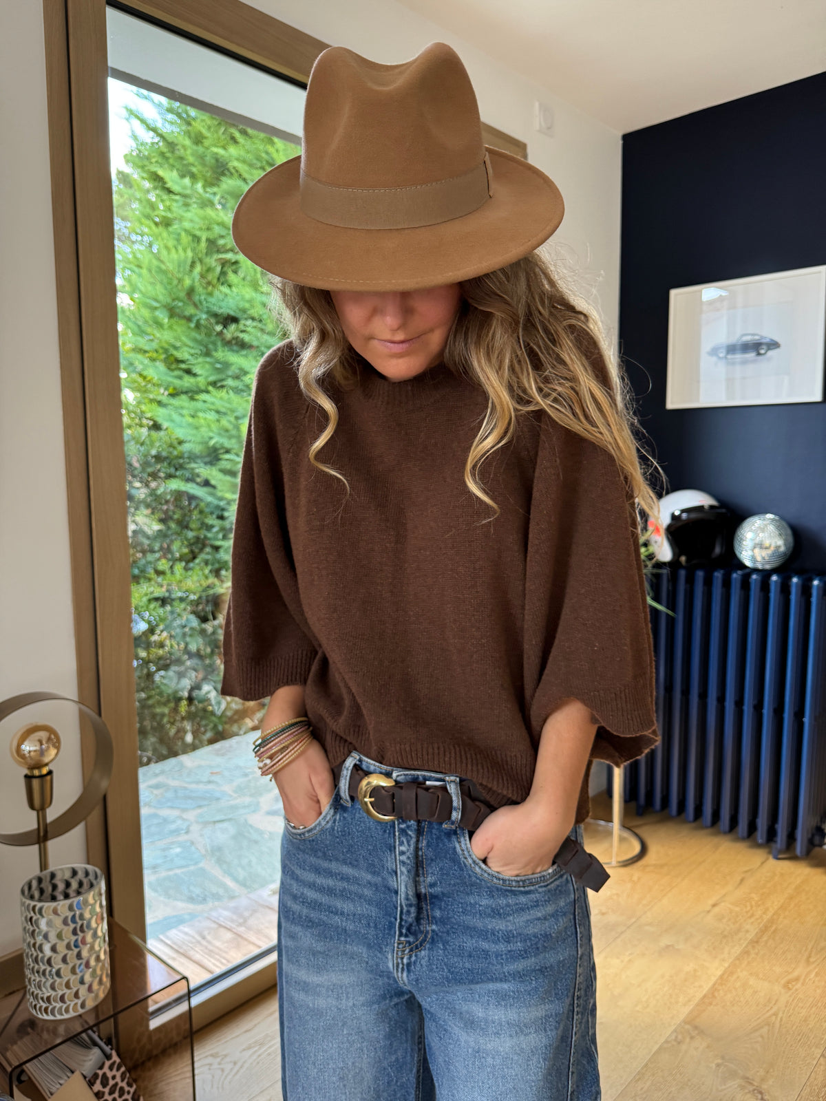 Pull Clem marron #Coloris_marron
