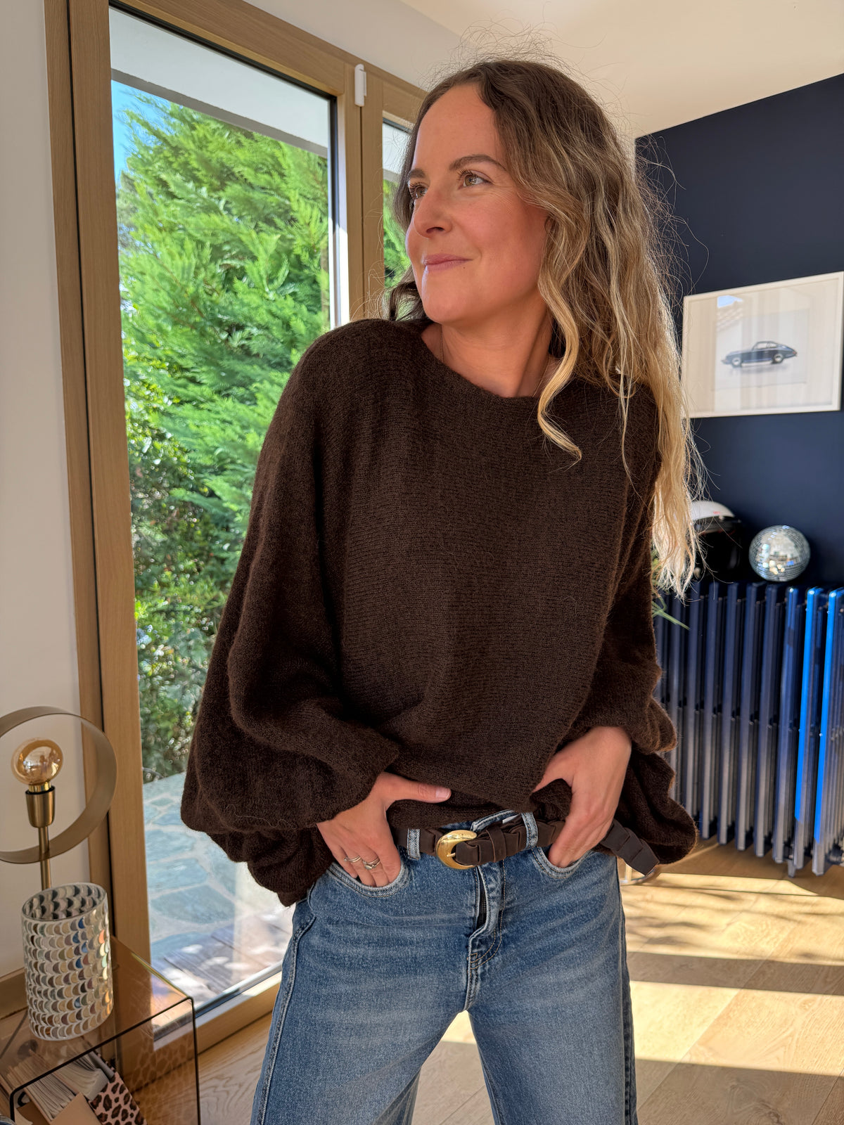 Pull Heloïse #Coloris_marron