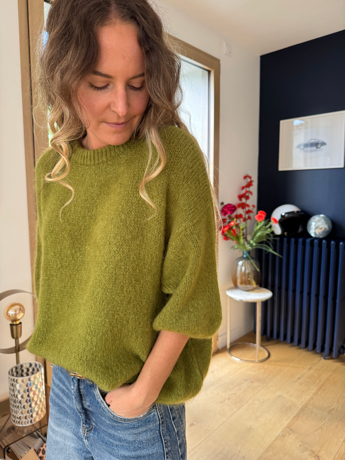 Pull Marylou vert #Coloris_vert
