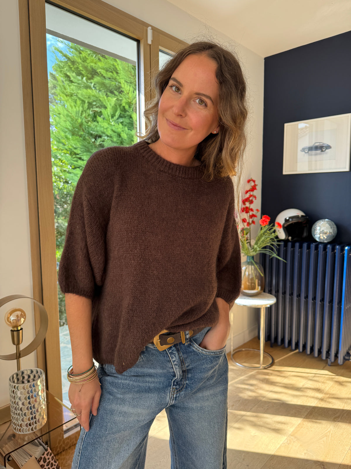 Pull Marylou marron #Coloris_marron