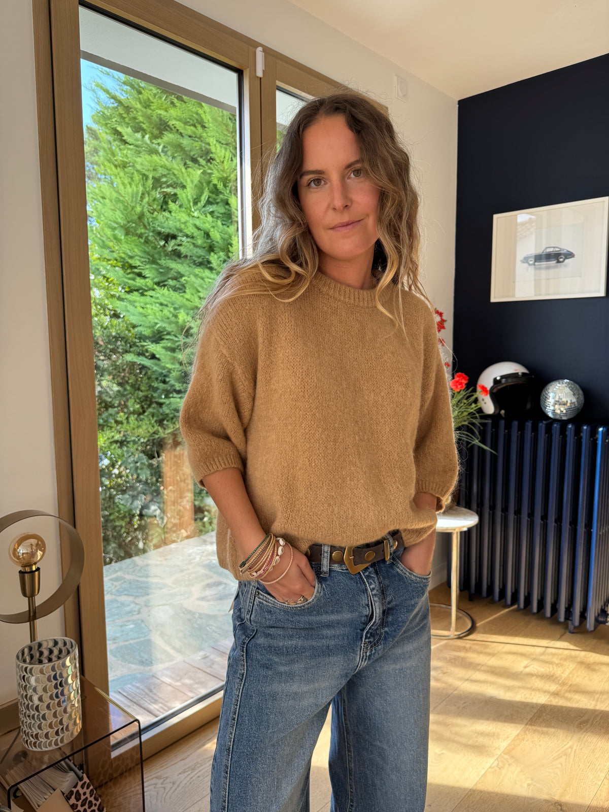 Pull Marylou beige #Coloris_beige